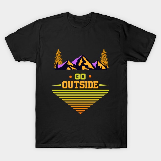 Go Outside T-Shirt by khalid12